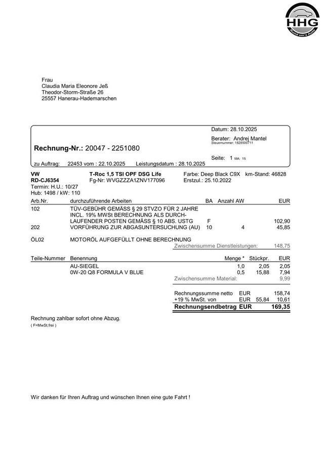 Volkswagen T-Roc 1,5 TSI OPF DSG Life 