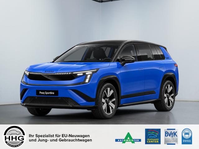 Skoda Peaq - Sportline 60 204PS/150kW 63 kWh 449km WLTP +20"Okapi +DCC +MatrixLED +360&deg;AreaView +ACC +TravelAssist3.0 +SideAssist +KESSYAdvanced +Elektr.Sitze+Memory +Sportsitze +Sitzhzg.v+h +Lenkradhzg +W&auml;rmepumpe +Elektr.Heckklappe +13,6"Touch +Navi