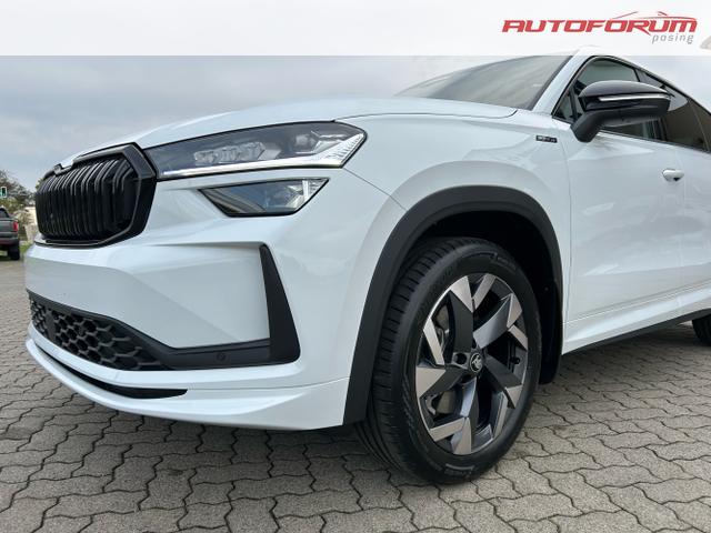 Skoda / Kodiaq / Wei&szlig; / / / Sportline 2.0 TDI DSG 4x4 / 7-Sitze AHK