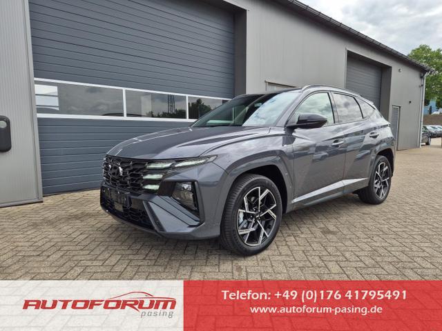 Hyundai TUCSON - N-Line 1.6 T-GDI 252PS Automatik PHEV FACELIFT MY2025 Teil-Leder Sitzheizung Lenkradheizung ACC Klimaautomatik Navi 12,3"-Touchscreen DAB+ wireless Apple CarPlay + Android Auto PDC v+h Rückf.Kamera 2xKeyless 19-LM