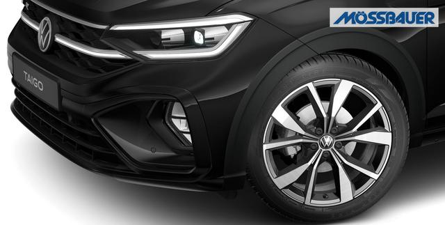 Volkswagen Taigo R-Line Limited 1.5 TSI 150PS DSG/AUTOMATIK inkl. 18" Alu Misano, Metallic, LED-MATRIX-Scheinwerfer IQ LIGHT, Keyless, Sicht-Paket, Rückfahrkamera, Parksensoren vo/hi, Abgedunkelte Scheiben, Radio Ready2Discover + App-Connect, Klima, Sportsitze, M-Lederlenkrad 