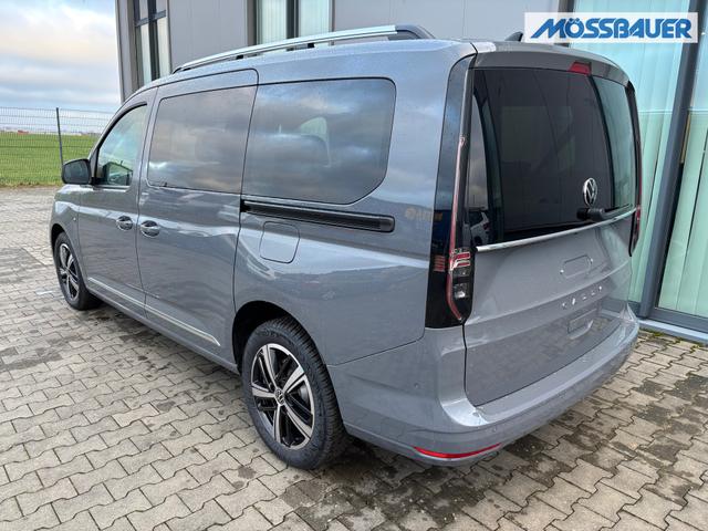 Volkswagen Caddy Style MAXI 7-SITZER 1.5 TSI 115PS DSG/AUTOMATIK, PURE-GREY, 17" Alu/Ganzjahresreifen, Winterpaket, ACC-Tempomat, Toter-Winkel, ParkAssist, Parksensoren vo/hi, Rückfahrkamera, Radio Ready2Discover 10" + Wireless AppConnect, Climatronic, Abgedunkelte Scheiben 