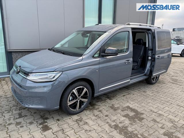 Volkswagen Caddy Style MAXI 7-SITZER 1.5 TSI 115PS DSG/AUTOMATIK, PURE-GREY, 17" Alu/Ganzjahresreifen, Winterpaket, ACC-Tempomat, Toter-Winkel, ParkAssist, Parksensoren vo/hi, Rückfahrkamera, Radio Ready2Discover 10" + Wireless AppConnect, Climatronic, Abgedunkelte Scheiben 
