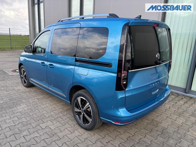 Volkswagen Caddy Style 1.5 TSI 115PS DSG/AUTOMATIK, BLAU-MET, 17" Alu/Ganzjahresreifen, Winterpaket, ACC-Tempomat, Toter-Winkel, ParkAssist, Parksensoren vo/hi, Rückfahrkamera, Radio Ready2Discover 10" + Wireless AppConnect, Climatronic, Abgedunkelte Scheiben, M-Lederlenkrad 