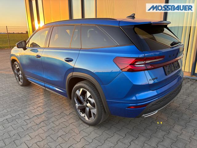 Skoda Kodiaq Sportline Angebot f. Menschen mit Behinderung 100%! 1.5 TSI 150PS DSG, 19" Alu, NAVI 13", MATRIX-LED-Scheinwerfer, KESSY, Alarm, Parksensoren vorn/hinten, Rückfahrkamera, Tempomat, Elektr. Heckklappe + Fahrersitz, Sitzheizung, 3-Zonen-Climatronic 