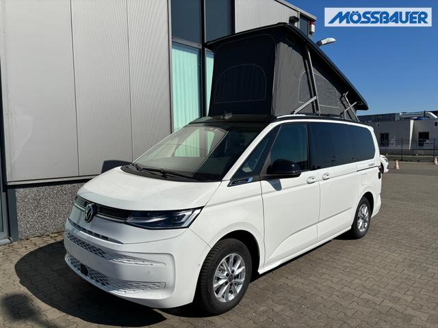 Volkswagen T7 California Coast 2.0 TDI 150PS DSG (AUTOMATIK), Sommer-Küche, Privacy-Glas, Aufstelldach, Klimaanlage, Parksensoren vorne und hinten, Digital Cockpit Pro, Radio Ready2Discover 10" + Wireless App-Connect, SIDE ASSIST, ACC, LED-Scheinwerfer, M-Lederlenkrad, Schiebetüren 