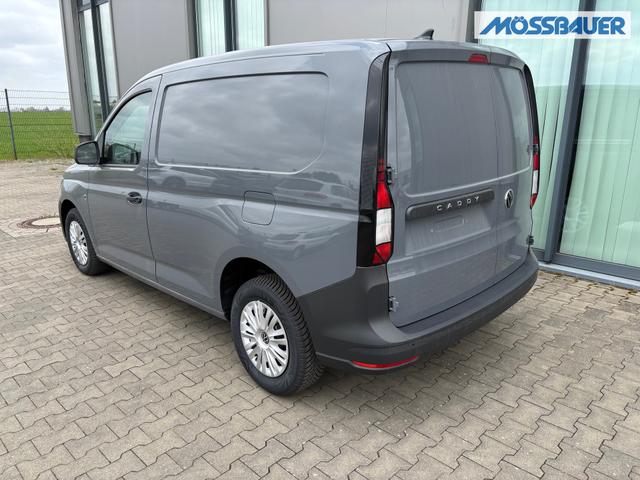 Volkswagen Caddy Cargo 2.0 TDI 102PS, Pure-Grey, Klima, Parksensoren hinten, Reserverad, Kunststoffbodenbelag Fahrer-/Fahrgastraum, Ganzjahresreifen, Radio 10" + Wireless App-Connect, Tempomat, Hecktüren, Schiebetür rechts 
