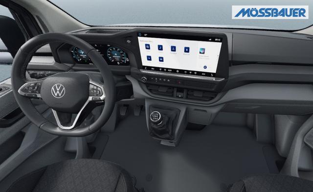 Volkswagen T7 Kombi Basis 2.0 TDI 150PS + LANGER RADSTAND, 1-Zonen-Klimaautomatik, Parksensoren hinten, Privacy-Glas, 70l-Tank, Radio 13" Wireless App-Connect, Tempomat, Digitales Cockpit, Keyless Start, Schiebetüre rechts 