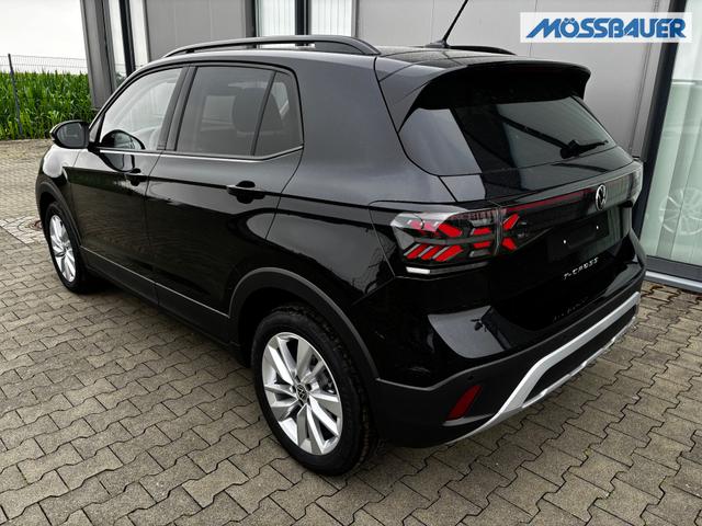 Volkswagen T-Cross LIFE 1.0 TSI 115PS DSG/AUTOMATIK, SCHWARZ-Metallic, Park Assist, Parksensoren v/h, Rückfahrkamera, Privacy-Glas, Sitzheizung, Climatronic, IQ LIGHT MATRIX, Radio Ready2Discover+Wireless App-Connect, 17" Alu, KEYLESS, ACC Tempomat, SIDE Travel Assist 