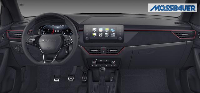Skoda Kamiq Dynamic 1.0 TSI 115PS, 5 JAHRE GARANTIE, 17" Alu, Elektr. Heckklappe, Kessy, Alarm, SunSet, Toter-Winkel, Virtual Cockpit 10", Parksensoren vorn/hinten, Rückfahrkamera, Sitzheizung, Tempomat, Climatronic, Radio 8" + Wireless SmartLink, M-Lederlenkrad beheizt 