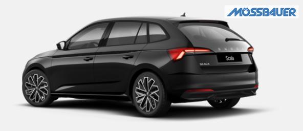 Skoda Scala Dynamic 1.5 TSI 150PS DSG/AUTOMATIK, 5 JAHRE GARANTIE, 17" Alu, Elektr. Heckklappe, Toter-Winkel, Kessy, Alarm, Climatronic, SunSet, Verlängerte Heckscheibe, Sitzheizung, Parksensoren vorne/hinten, Kamera, Tempomat, Radio 8" + Wireless Smartlink, M-Lederlenkrad 