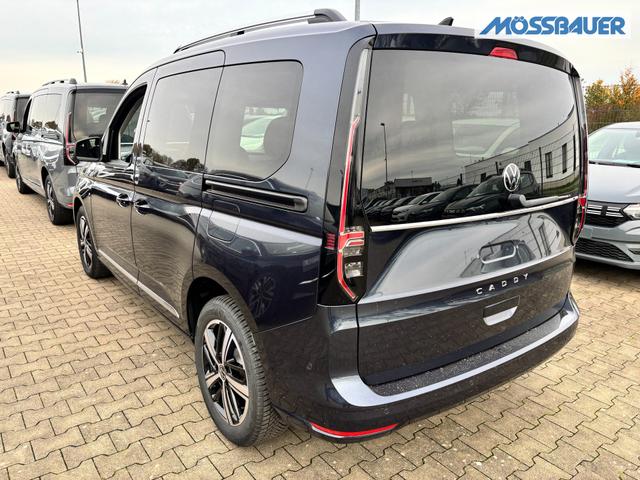 Volkswagen Caddy Style 1.5 TSI 115PS DSG/AUTOMATIK, BLAU-MET, 17" Alu/Ganzjahresreifen, Winterpaket, ACC-Tempomat, Toter-Winkel, ParkAssist, Parksensoren vo/hi, Rückfahrkamera, Radio Ready2Discover 10" + Wireless AppConnect, Climatronic, Abgedunkelte Scheiben, M-Lederlenkrad 