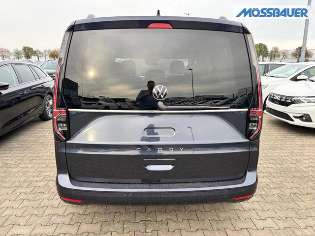 Volkswagen Caddy Style 1.5 TSI 115PS DSG/AUTOMATIK, BLAU-MET, 17" Alu/Ganzjahresreifen, Winterpaket, ACC-Tempomat, Toter-Winkel, ParkAssist, Parksensoren vo/hi, Rückfahrkamera, Radio Ready2Discover 10" + Wireless AppConnect, Climatronic, Abgedunkelte Scheiben, M-Lederlenkrad 