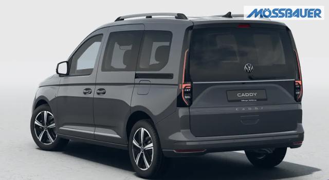 Volkswagen Caddy Style 1.5 TSI 115PS DSG/AUTOMATIK, PURE-GREY, 17" Alu/Ganzjahresreifen, Winterpaket, ACC-Tempomat, Toter-Winkel, ParkAssist, Parksensoren vo/hi, Rückfahrkamera, Radio Ready2Discover 10" + Wireless AppConnect, Climatronic, Abgedunkelte Scheiben, M-Lederlenkrad 