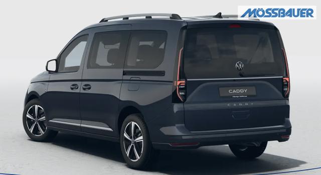 Volkswagen Caddy Style MAXI 7-SITZER 1.5 TSI 115PS DSG/AUTOMATIK, BLAU-MET., 17" Alu/Ganzjahresreifen, Winterpaket, ACC-Tempomat, Toter-Winkel, ParkAssist, Parksensoren vo/hi, Rückfahrkamera, Radio Ready2Discover 10" + Wireless AppConnect, Climatronic, Abgedunkelte Scheiben 