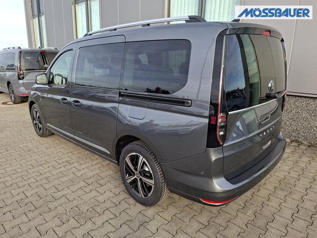 Volkswagen Caddy Style MAXI 7-SITZER 1.5 TSI 115PS DSG/AUTOMATIK, INDIUM-GRAU, 17" Alu/Ganzjahresreifen, Winterpaket, ACC-Tempomat, Toter-Winkel, ParkAssist, Parksensoren vo/hi, Rückfahrkamera, Radio Ready2Discover 10" + Wireless AppConnect, Climatronic, Abgedunkelte Scheiben 