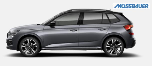Skoda Kamiq Monte Carlo 1.0 TSI 115PS DSG, GRAU-MET/Dach schwarz, 18" ALU, AHK-VORBEREITUNG, Panoramadach, Matrix-LED, Parksensoren v/h, Kamera, Tempomat, Virtual Cockpit (8"!!), Kessy, Winter-Paket, Climatronic, Radio 8", SmartLink, NSW, Sport-M-Lederlenkrad beheizt, Dachreling 
