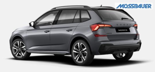 Skoda Kamiq Monte Carlo 1.0 TSI 115PS DSG, GRAU-MET/Dach schwarz, 18" ALU, AHK-VORBEREITUNG, Panoramadach, Matrix-LED, Parksensoren v/h, Kamera, Tempomat, Virtual Cockpit (8"!!), Kessy, Winter-Paket, Climatronic, Radio 8", SmartLink, NSW, Sport-M-Lederlenkrad beheizt, Dachreling 