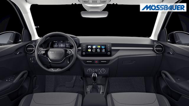 Skoda Fabia Extra Plus 1.0 TSI 116PS DSG (AUTOMATIK), 5J Garantie, BLACK-MAGIC METALLIC, CLIMATRONIC, BEHEIZTE FRONTSCHEIBE, SITZHEIZUNG, M-Lederlenkrad BEHEIZT, 15" ALU, Parksensoren hinten, R&uuml;ckfahrkamera, Infotainment 8", Virtual Cockpit, Tempomat, NSW, Wireless SmartLink 