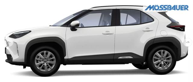 Toyota Yaris Cross Active 1.5 hybrid 116PS CVT (Automatik), 3 Jahre Garantie, 16" Alu, Winterpaket (Sitzheizung, Lederlenkrad beheizt), R&uuml;ckfahrkamera, Klimaautomatik, ACC Tempomat, Multimedia 9" + Smartphone-Integration, Mittelarmlehne, Nebelscheinwerfer, Dachreling 