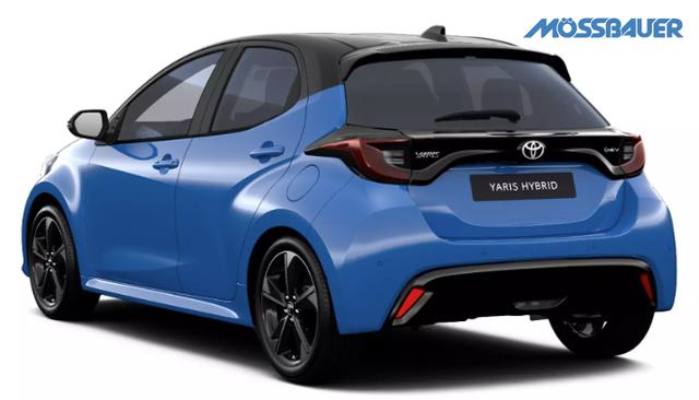 Toyota Yaris Style 1.5 Hybrid 130PS CVT/AUTOMATIK, 3J. Garantie, 17" Alu, Toter-Winkel, Privacy-Glas, 2-Z-Klimaautomatik, Sitzheizung, Lederlenkrad beheizt, Parksensoren vorn/hinten, R&uuml;ckfahrkamera, Digitales Cockpit, ACC, Radio 9" + Smartphone-Integration, Armlehne 