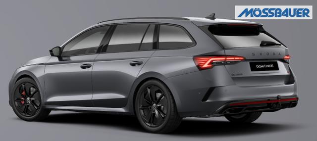 Skoda Octavia Combi Autonova Bayreuth ein M&ouml;ssbauer Autohaus RS 2.0 TSI 265PS DSG, 5 JAHRE GARANTIE, Graphite-Grau, ANH&Auml;NGERKUPPLUNG, 18"Alu, MATRIX-LED, NAVI, Elektr. Heckklappe, ACC, Kessy, Alarm, Climatronic, ParkAssist, PDC, Kamera, Sitzheizung, Privacy-Glas, Netztrennwand, Virtual Cockpit 10" 