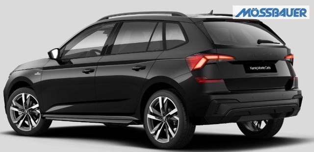 Skoda Kamiq 0 % Anzahlung Monte Carlo 1.5 TSI 150PS DSG, 5J GARANTIE, 18"ALU, METALLIC, ELE. HECKKLAPPE, ANH&Auml;NGERKUPPLUNG, BEH. FRONTSCHEIBE, MATRIX-LED, PANORAMADACH, Sitzheizung, Lenkradhzg, Ladeboden, ACC, SIDE Assist, Virtual Cockpit 10", Parksensoren, Kamera, KESSY, Privacy, Climatronic 