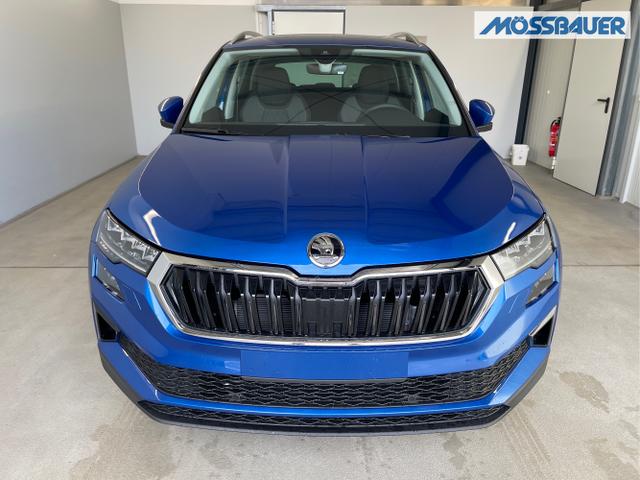 Skoda / Karoq / Blau / / / 150PS TDI DSG 4x4 AHK+Navi+ACC+Kamera+Sitzheiz+eHeck+GV5