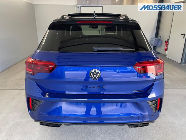 Volkswagen / T-Roc / Blau / / / 190PS 4M DSG Pano+AHK+Black+IQ.Light+IQ.Drive+eHeck+Kamera+Alu19