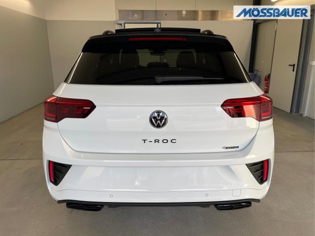 Volkswagen / T-Roc / Weiß / / / 190PS 4M DSG Pano+AHK+Black+IQ.Light+IQ.Drive+eHeck+Kamera+Alu19