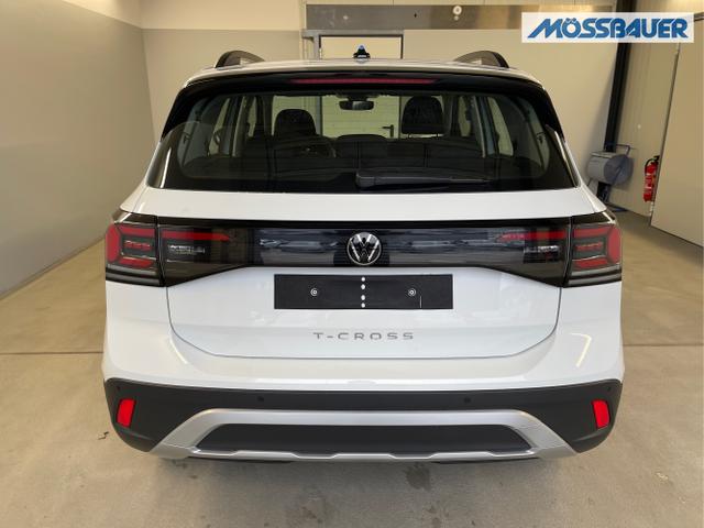 Volkswagen / T-Cross / Weiß / / / 95PS PDC vo+hi+Sitzheizung+App+Side+Travel+Stau+ACC+Klima