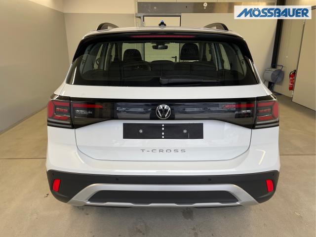 Volkswagen / T-Cross / Weiß / / / 95PS PDC vo+hi+Sitzheizung+App+Side+Travel+Stau+ACC+Klima 