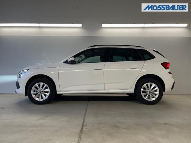 Skoda / KAMIQ / Wei&szlig; / / / 115PS DSG Matrix+AHK+Kamera+PDC vor+hi+Kessy+Sitzheizung+GVL