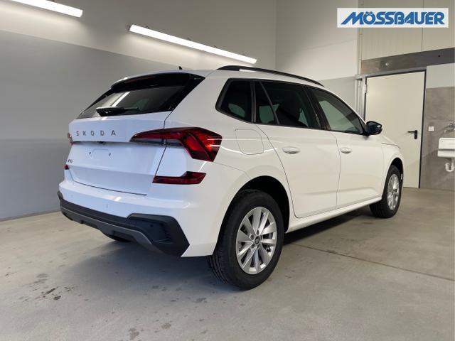 Skoda / KAMIQ / Wei&szlig; / / / 115PS DSG Matrix+AHK+Kamera+PDC vor+hi+Kessy+Sitzheizung+GVL