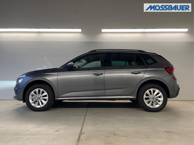 Skoda / KAMIQ / Grau / / / 115PS DSG Matrix+AHK+Kamera+PDC vor+hi+Kessy+Sitzheizung+GVL