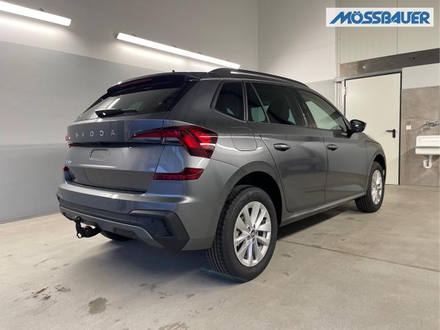 Skoda / KAMIQ / Grau / / / 115PS DSG Matrix+AHK+Kamera+PDC vor+hi+Kessy+Sitzheizung+GVL