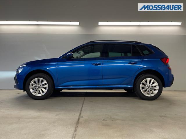 Skoda / KAMIQ / Blau / / / 115PS DSG Matrix+AHK+Kamera+PDC vor+hi+Kessy+Sitzheizung+GVL