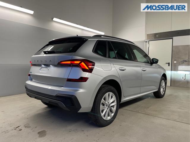 Skoda / KAMIQ / Silber / / / 115PS DSG Matrix+AHK+Kamera+PDC vor+hi+Kessy+Sitzheizung+GVL