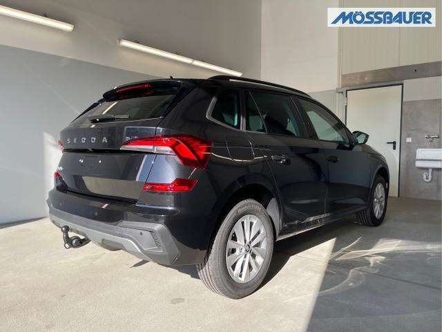 Skoda / KAMIQ / Schwarz / / / 115PS DSG Matrix+AHK+Kamera+PDC vor+hi+Kessy+Sitzheizung+GVL