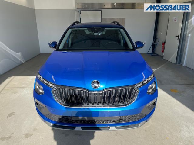 Skoda / KAMIQ / Blau / / / 115PS DSG Matrix+AHK+Kamera+PDC vor+hi+Kessy+Sitzheizung+GVL
