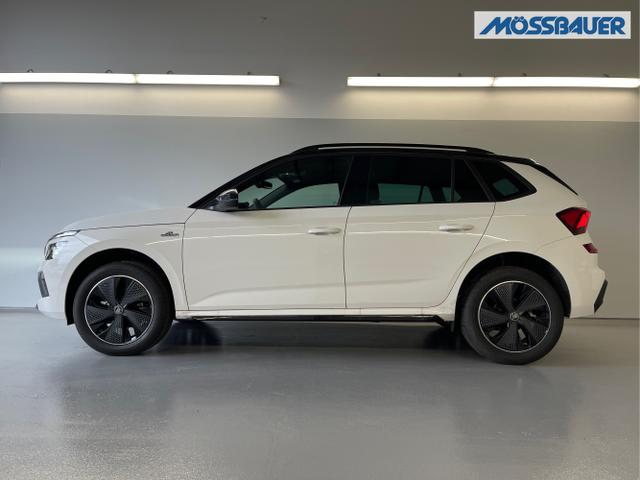 Skoda / KAMIQ / Wei&szlig; / / / 115PS DSG AHK+Navi+Matrix+GV5+Pano+Kessy+Kamera+Alu17+Sitzheiz