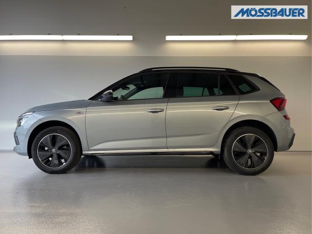 Skoda / KAMIQ / Silber / / / 115PS DSG AHK+Navi+Matrix+GV5+Pano+Kessy+Kamera+Alu17+Sitzheiz