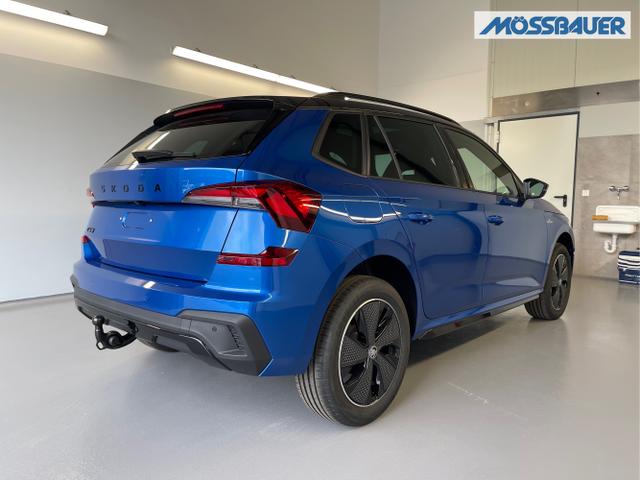 Skoda / KAMIQ / Blau / / / 115PS DSG AHK+Navi+Matrix+GV5+Pano+Kessy+Kamera+Alu17+Sitzheiz