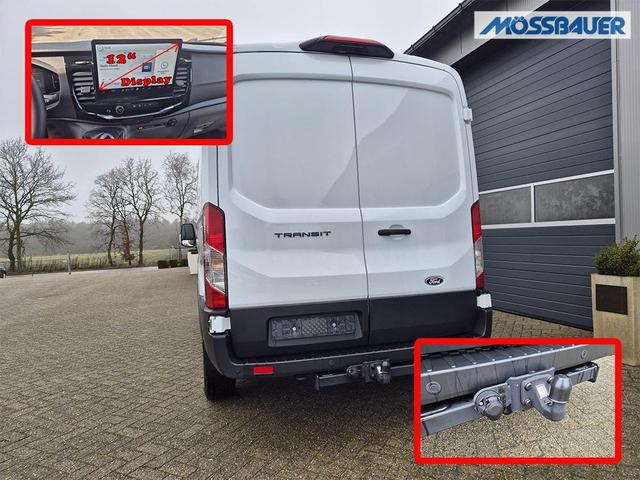 Ford Transit L2H2 2.0 EcoBlue 165PS Trend Heckantrieb 3,5t 2-Sitzer AHK Sitzheizung Lenkradheizung Frontscheibe beheizb. Klimaautomatik PDC v+h Rückf.Kamera Bluetooth DAB Apple CarPlay Android Auto Tempomat Ganzj.Reifen 