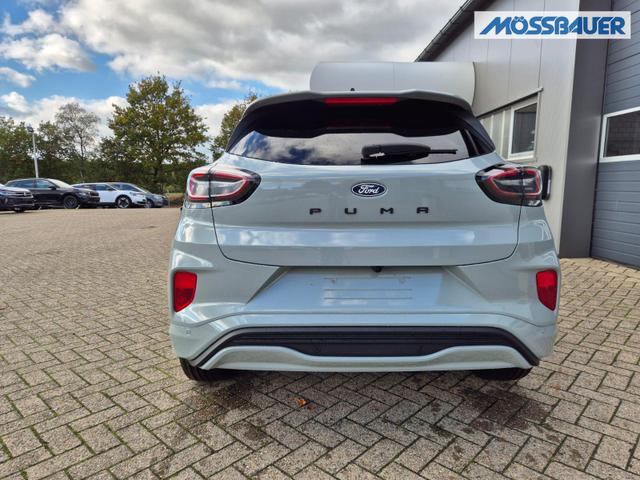 Ford Puma ST-Line X 1.0 EcoBoost Hybrid 125PS Automatik NEUES MODELL 360°Kamera AbstandsTempomat el.Heckklappe Premium Leder (Sensico) B+O-Sound Klimaautomatik Sitzheizung Lenkradheizung Frontscheibe beheizb. Ford-Navi SYNC4 Bluetooth Apple CarPlay Android A 