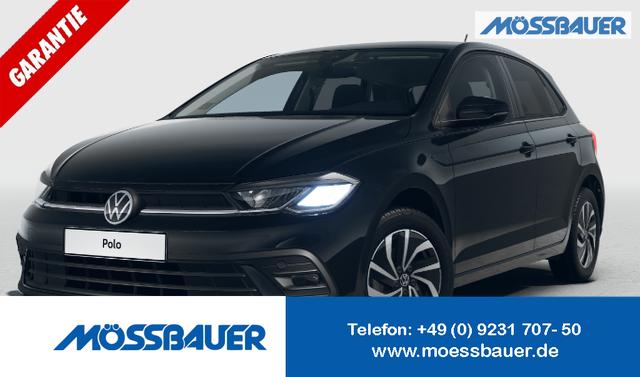 Volkswagen Polo - LIFE 1.0 TSI 95PS, 15" ALU, PARKSENSOREN HI, RADIO COMPOSITION/USB VO+HI/BT/DAB/APP-CONNECT KLIMA LED-SCHEINW./-RÜCKLEUCHTEN NEBELSCHEINW. LANE ASSIST MÜDIGKEITSERK. DIG. COCKPIT MUFU-LEDERLENKRAD AUßENSPIEGEL ANKLAPPBAR MITTELARML. DOPPELTER LADEBODEN