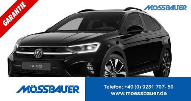 Volkswagen Taigo - R-Line Limited 1.0 TSI 115PS inkl. 18" Alu Misano, Metallic, LED-MATRIX-Scheinwerfer IQ LIGHT, Keyless, Sicht-Paket, Rückfahrkamera, Parksensoren vo/hi, Abgedunkelte Scheiben, Radio Ready2Discover + App-Connect, Klima, Sportsitze, M-Lederlenkrad