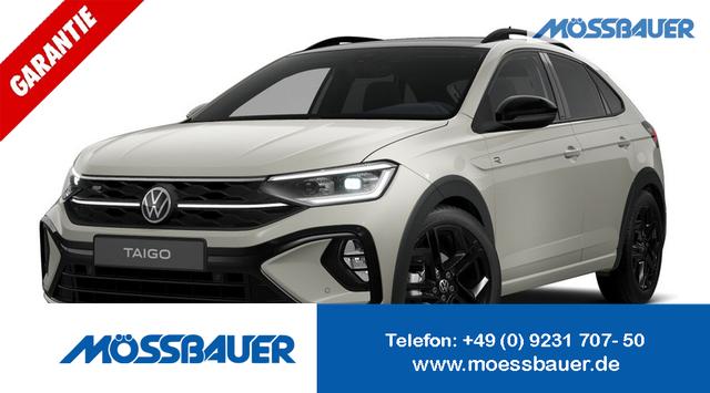 Volkswagen Taigo - R-Line Limited 1.5 TSI 150PS DSG/AUTOMATIK, 18" Alu YORK, ASCOT-GRAU/DACH SCHWARZ, CLIMATRONIC, SITZHEIZUNG, LED-MATRIX-Scheinwerfer IQ LIGHT, Keyless, Sicht-Paket, Kamera, Parksensoren vo/hi, Abgedunkelte Scheiben, Radio Ready2Discover/App-Connect, Sportsitze, M-Lederl