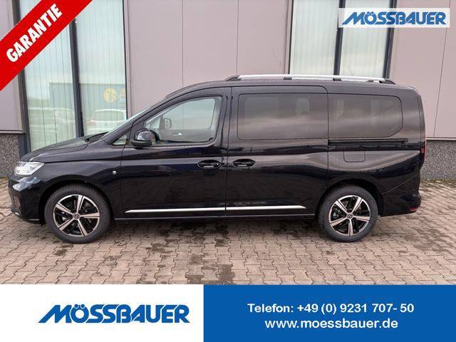 Volkswagen Caddy - Style MAXI 7-SITZER 1.5 TSI 115PS DSG/AUTOMATIK, Deep-Black, 17" Alu/Ganzjahresreifen, Winterpaket, ACC-Tempomat, Toter-Winkel, ParkAssist, Parksensoren vo/hi, Rückfahrkamera, Radio Ready2Discover 10" + Wireless AppConnect, Climatronic, Abgedunkelte Scheiben