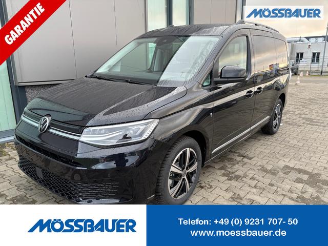 Volkswagen Caddy - Style MAXI 7-SITZER 1.5 TSI 115PS DSG/AUTOMATIK, Deep-Black, 17" Alu/Ganzjahresreifen, Winterpaket, ACC-Tempomat, Toter-Winkel, ParkAssist, Parksensoren vo/hi, Rückfahrkamera, Radio Ready2Discover 10" + Wireless AppConnect, Climatronic, Abgedunkelte Scheiben